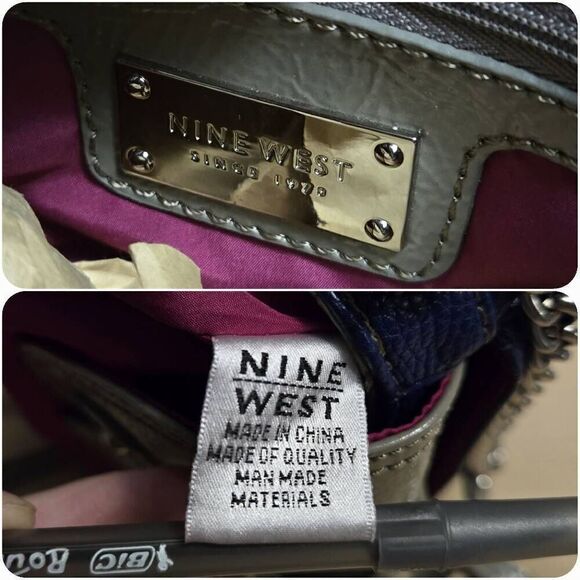 Nine West Crossbody Leather Purse Bag (Q001) for Women - Picture 12 of 13